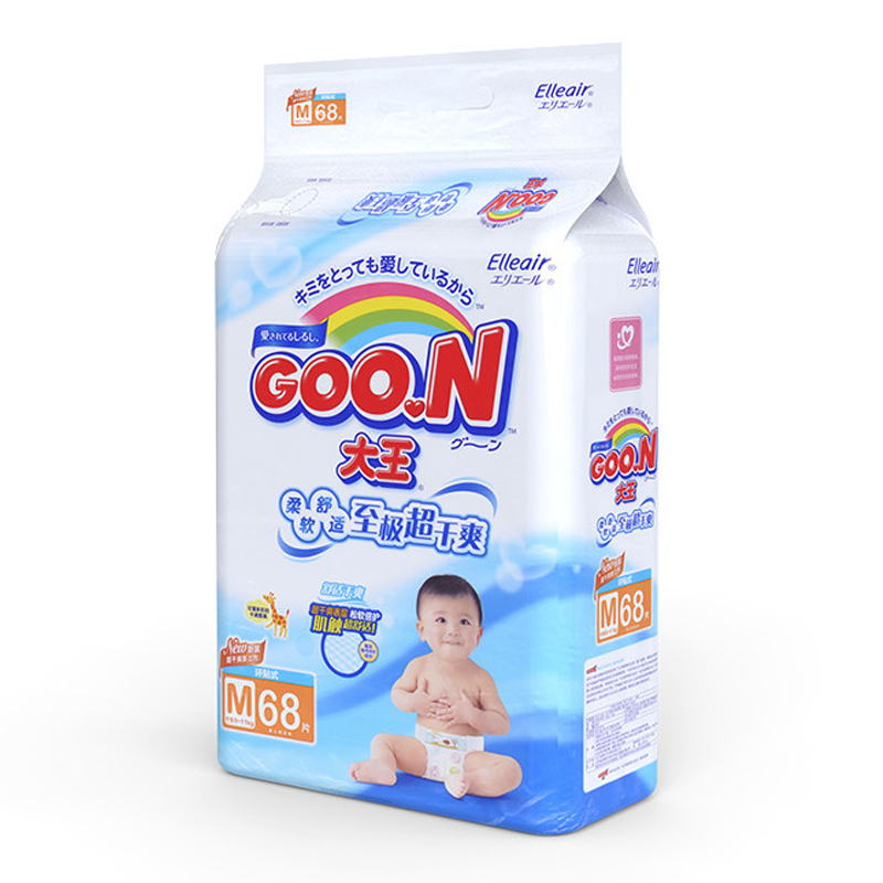 大王(GOO.N)维E纸尿裤中号M68片[6-11kg]