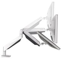 乐歌(Loctek)D7A 电脑支架显示器支架 旋转升降伸缩支架 内置音频USB线