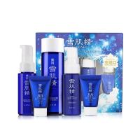 高丝(KOSE)雪肌精基础护理套组(化妆水50mL+乳液20ml+美白洗颜乳20g+雪肌精BB霜02 6g*2) 