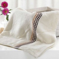 永亮毛巾 竹纤维浴巾 简约素色吸水大浴巾