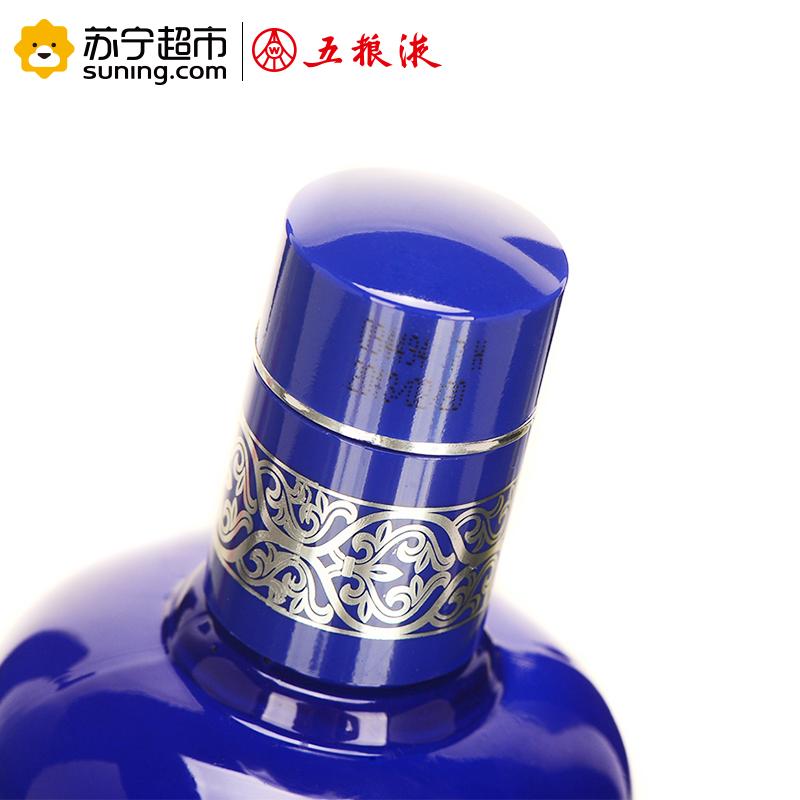 五粮液出品 五粮醇 蓝淡雅 50度 浓香型白酒 500ml 单瓶装
