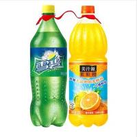 雪碧1.25L+美汁源果粒橙1.25L