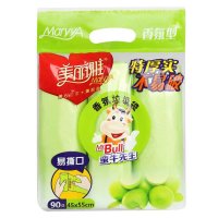 美丽雅 蛮牛先生香氛(柠檬香)垃圾袋中号90只45*55cm