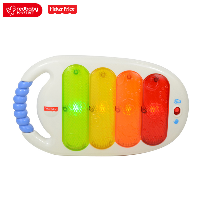 [苏宁自营]Fisher Price 费雪 拍打小木琴 CBH77 塑料玩具 适合3个月以上宝宝