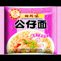 单包装公仔面海鲜味