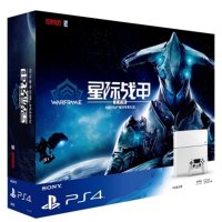 SONY(索尼)PlayStation 4 星际战甲套装1209A(白色)白色PS4主机+1个手柄+2张游戏兑换卡