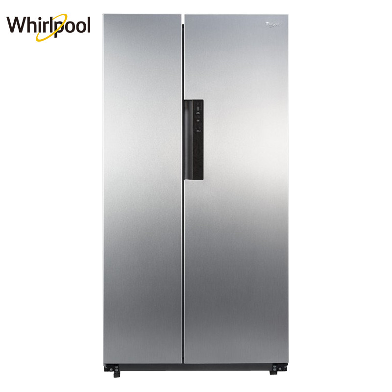 惠而浦(Whirlpool)BCD-603WDAW 603升 风冷大容量 对开门冰箱(亮光银色)高清大图