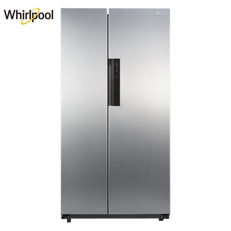惠而浦(Whirlpool)BCD-603WDAW 603升 风冷大容量 对开门冰箱(亮光银色)图片