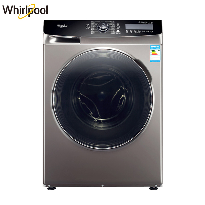 惠而浦(Whirlpool)WG-F85831BK 8.5公斤 变频静音 滚筒洗衣机(惠金色)