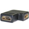IT-CEO V7XF13 标准HDMI母转母L形向左转接头 黑色