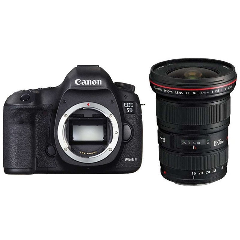 佳能(Canon)EOS 5DMARKⅢ 单反套机(16-35mm)5d3数码单反相机+卡+包