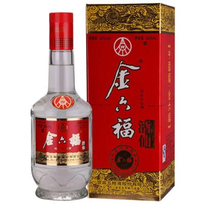 金六福白酒52度酒仙500ml/瓶 浓香型白酒