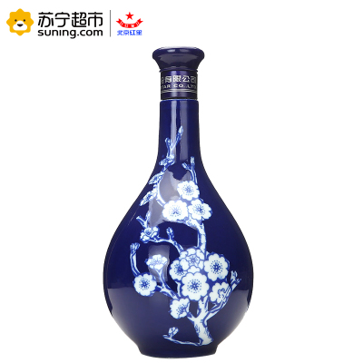 [苏宁超市]红星蓝花瓷(珍品二锅头)52度 500ml 清香型白酒(新老包装随机发货)