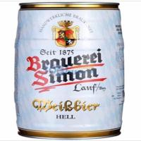 恺撒西蒙小麦白啤酒5L