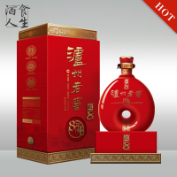 泸州老窖八年陈头曲 红8 52度 500ml 浓香型喜酒白酒