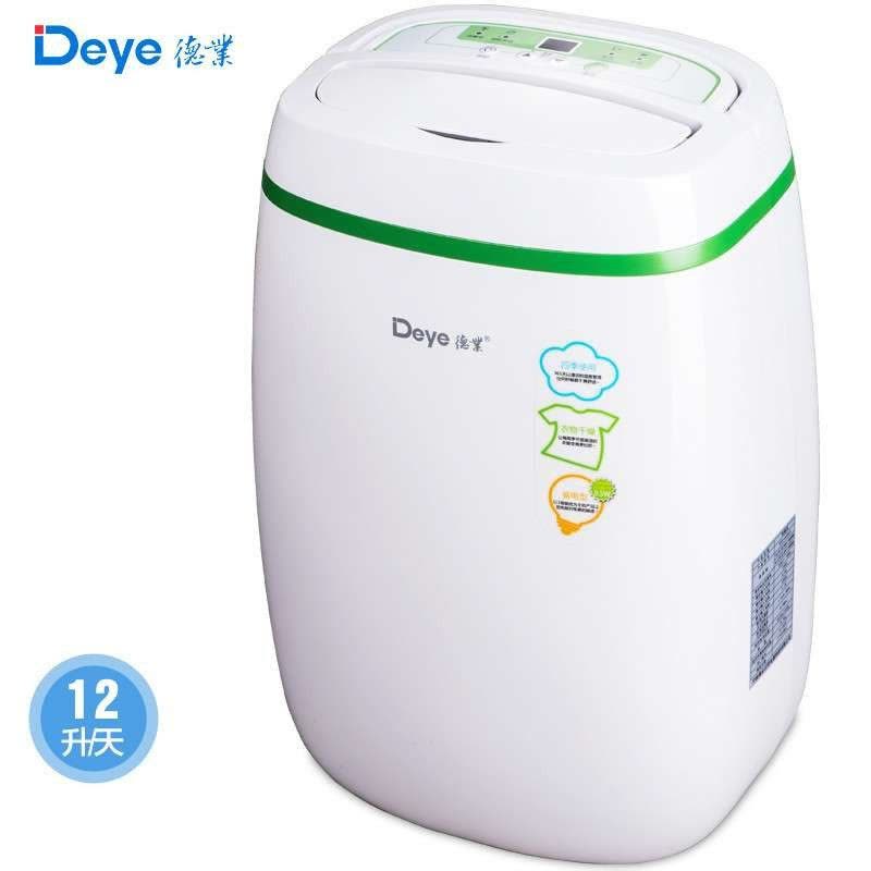 德业(DEYE)家用除湿机 DYD-E12A3 绿色 节能抽湿机 12升/天 干衣+除图片