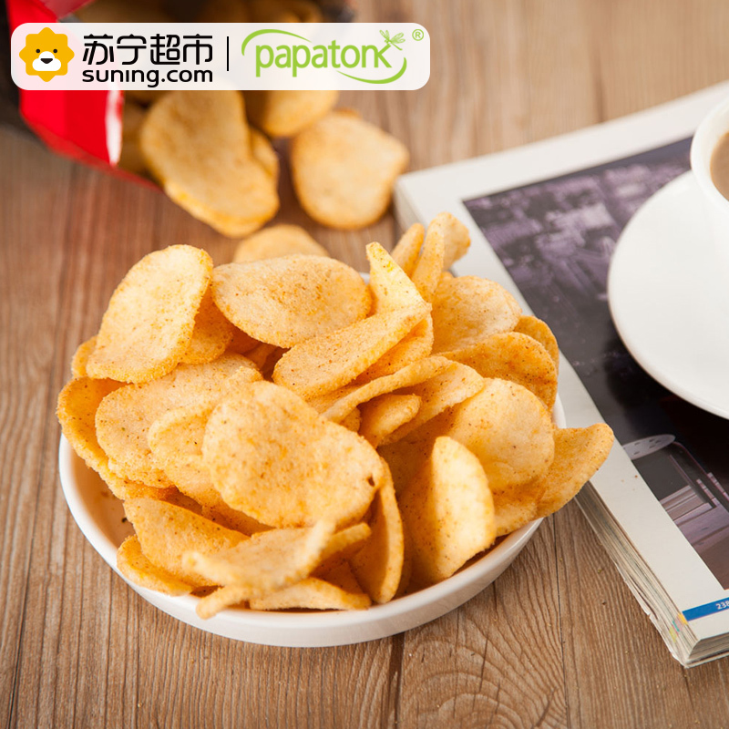 papatonk 啪啪通 虾片 冬荫功味 2连包 85g×2 印尼进口