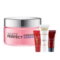 欧莱雅肌底透白套装(冻膜100ml+复颜旅行3件套(洁面膏15ml+V脸精华5ml+光学精华乳5ml))