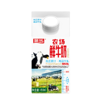 菊乐农场鲜牛奶450ml
