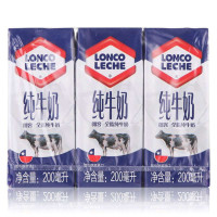 智利进口 朗客全脂牛奶200ml*6六连包 进口纯牛奶