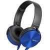 索尼(SONY)头戴式立体声耳机MDR-XB450AP蓝