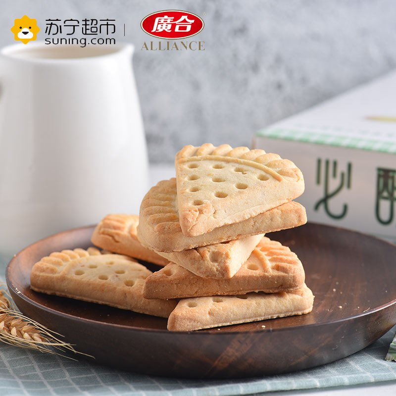 广合 必醇 黄油扁桃仁味曲奇饼干 (100g+40g)/盒 11包