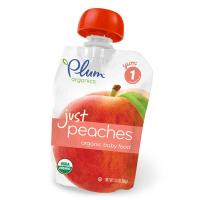 美国 Plum Organic谷百一段有机蜜桃果泥 4月以上99g