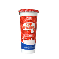 光明100G红枣八连杯酸牛奶