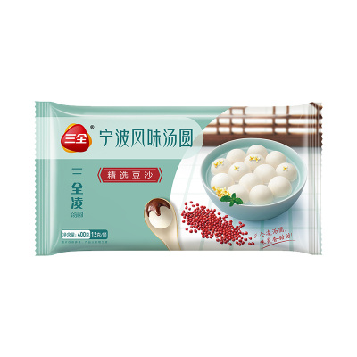 三全精装汤圆豆沙400g