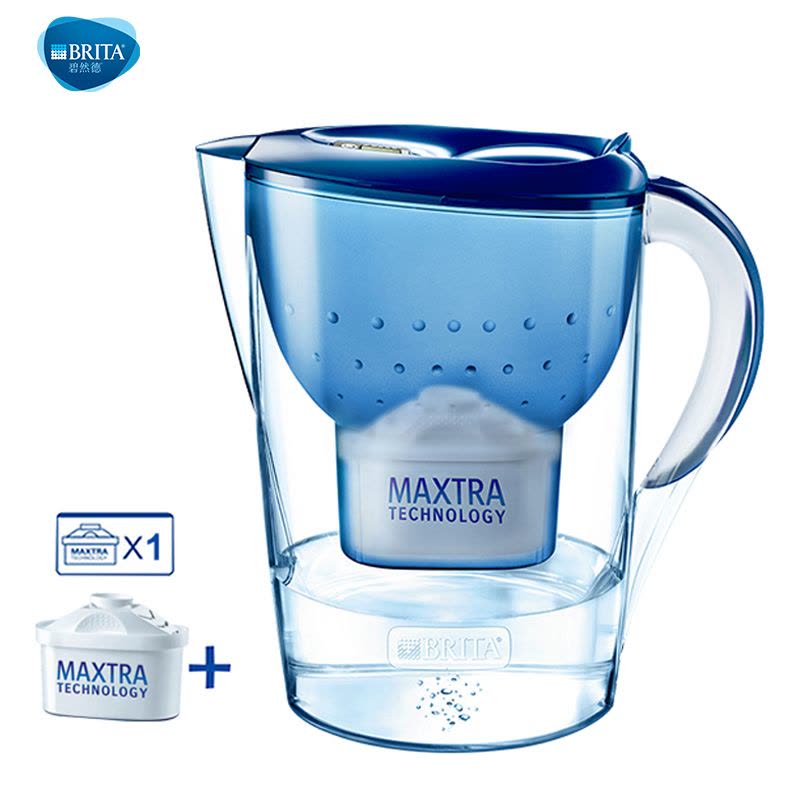 碧然德 Brita 净水器 净水壶 金典系列 蓝色 3.5升 自带一芯图片