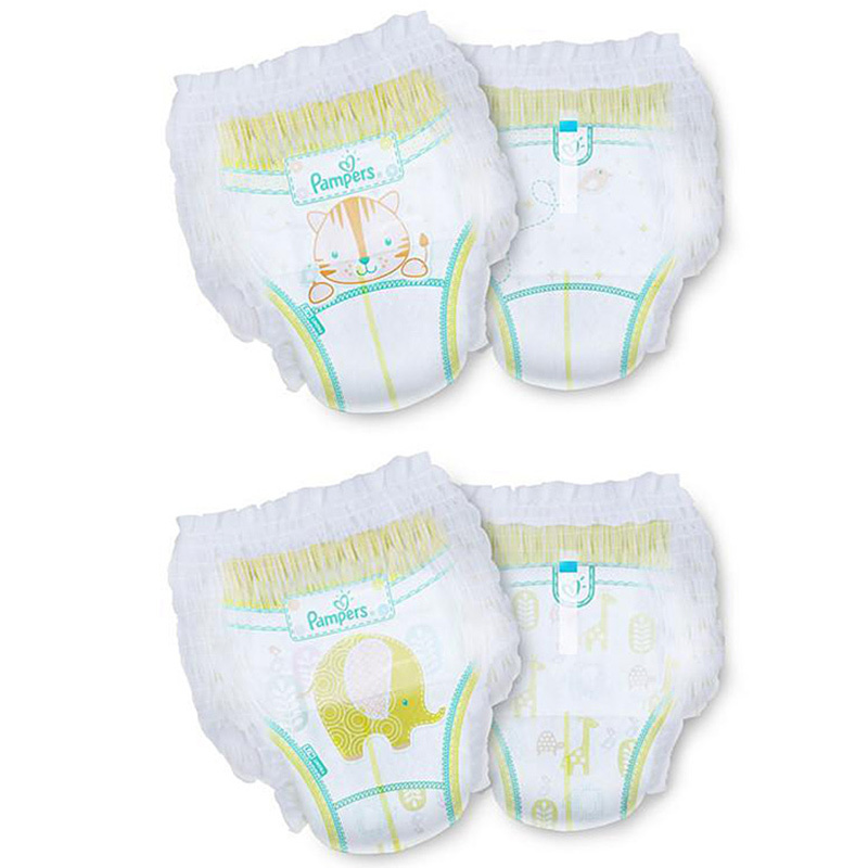 帮宝适 (Pampers)特级棉柔婴儿拉拉裤 中号M 50片 (6-10kg) (日本原装进口)