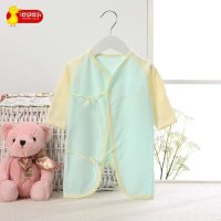 GUGA 咕嘎 新生儿蝴蝶衣 宝宝连体衣 婴儿哈衣 纯棉内衣8001