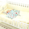 [苏宁自营]龙之涵 宝宝床品套件婴儿床床围儿童纯棉床上用品八件套60*105
