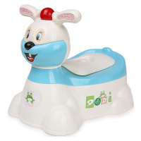 嘟迪 卡通兔子坐便器 蓝白