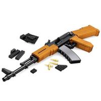 奥斯尼 积木拼插玩具 超级军备系列 突击步枪 AK47 617块积木 P22706