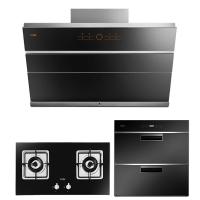 方太(FOTILE)JQ01T+FD21BE+12E油烟机灶具消毒柜三件套