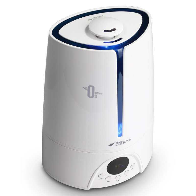 德尔玛(Deerma)F880 4.5L智能恒湿、遥控、定时、氧吧净化 超声波加湿器 (白色)