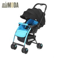 咪亚Miamoda彩蝶超轻便单手可提可双向调节 多功能婴儿伞车
