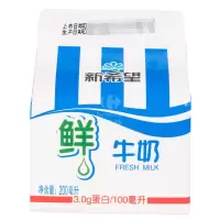新希望屋顶盒鲜牛奶200ml