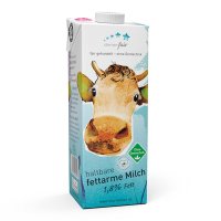 喜德宝部分脱脂纯牛奶 1升包装