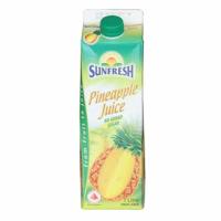 新加坡进口果汁 sunfresh菠萝汁饮料 1L