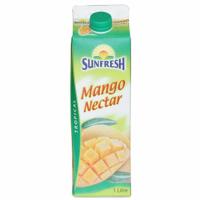 新加坡 进口果汁 sunfresh芒果汁饮料 1L