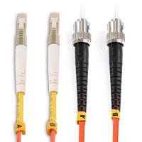 辉宏时代LC-ST3米多模双芯双纤光纤跳线 电信级 尾纤 光纤 光缆 ST-LC