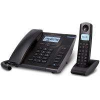 阿尔卡特(ALCATEL)电话机 Ellip 250 Combo HW (黑色) 数字无绳子母机电话机 一拖一