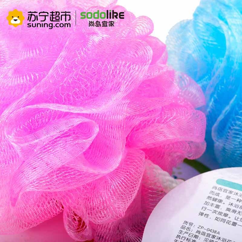 尚岛宜家 沐浴球 特惠单只装 沐浴花 浴花 颜色随机