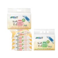 AVENT臀部柔润婴儿湿巾 SCF986/30 80抽*3包送25抽*1包