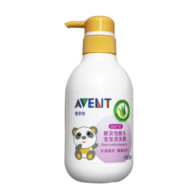 飞利浦 AVENT 新安怡新生宝宝洗发沐浴套装 (洗发露380ml+沐浴露380ml+臀部柔润湿巾25抽)