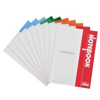 广博(GuangBo) GBR0791 A5 60页办公软抄/记事本子 颜色随机 10本装