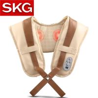 SKG按摩披肩4036 敲敲乐颈肩按摩器 18种按摩模式 15种按摩力度 棕色