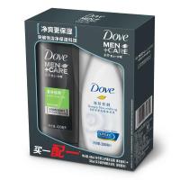 【苏宁易购超市】多芬清凉倍爽男士护理沐浴露400ml+多芬深层营润滋养美肤沐浴乳300ml